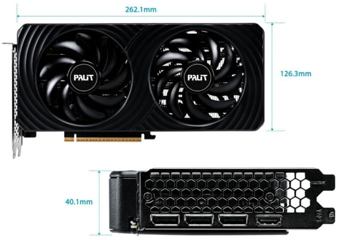 Palit RTX 5060 Ti Dual 8GB GDDR7#  - Carte graphique Palit - 10