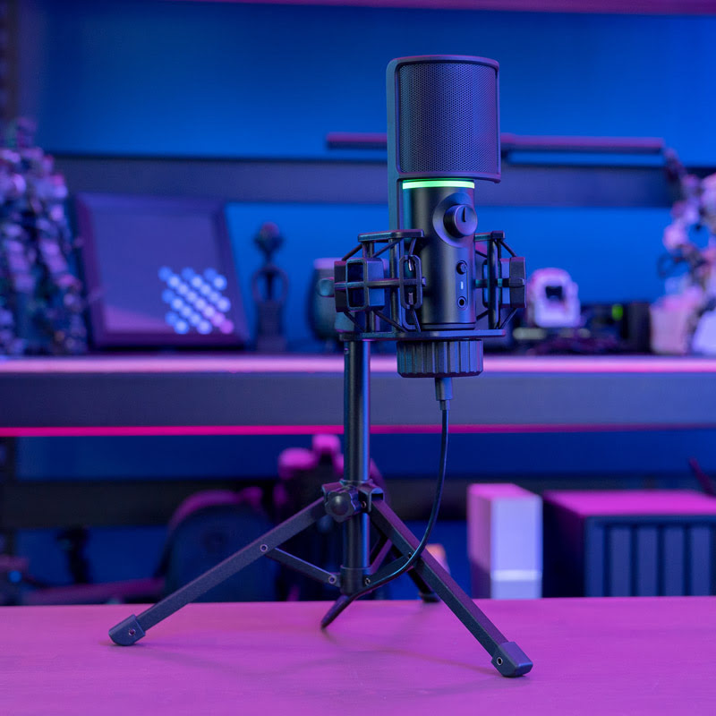 Streamplify Microphone RGB avec trépied (SPMC-MZ1C127.11) - Achat / Vente Accessoire Streaming / Vlogging  sur Cybertek.fr - 1