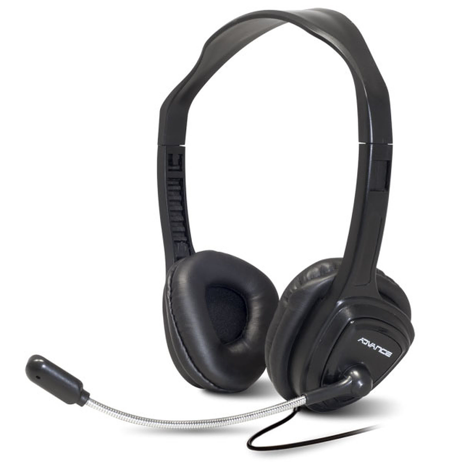 Advance Headphonics Smart Stereo Noir - Micro-casque - Cybertek.fr - 0