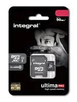 Integral MICRO SDHC 8GB - AVEC ADAPTATEUR SDHC - - Carte mémoire - 1