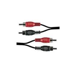 Câble Audio 2 RCA mâle - mâle 10m  - Connectique TV/Hifi/Video - 0