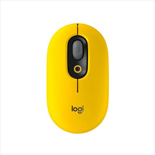 image produit Logitech Pop Mouse - Jaune Cybertek