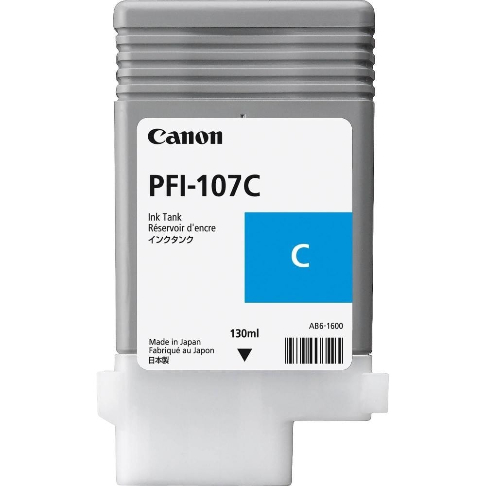 Cartouche Cyan PFI-107C - 6706B001 pour imprimante  Canon - 0