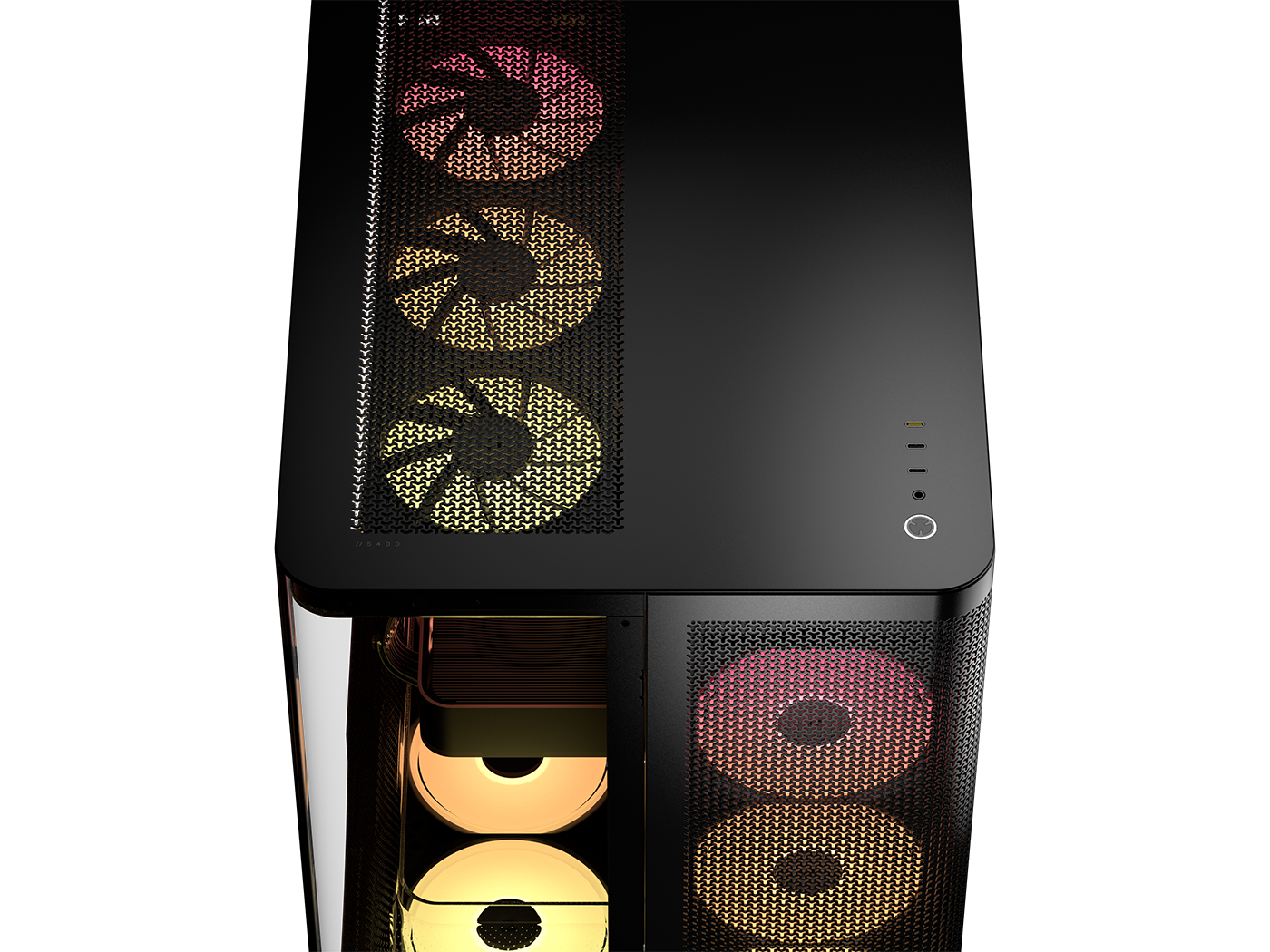 Corsair Air 5400 LX-R RGB Link Noir Noir - Boîtier PC Corsair - 11