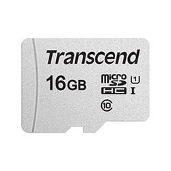 image produit Transcend Micro SDHC 16Go Class 10 + Adapt TS16GUSD300S-A Cybertek