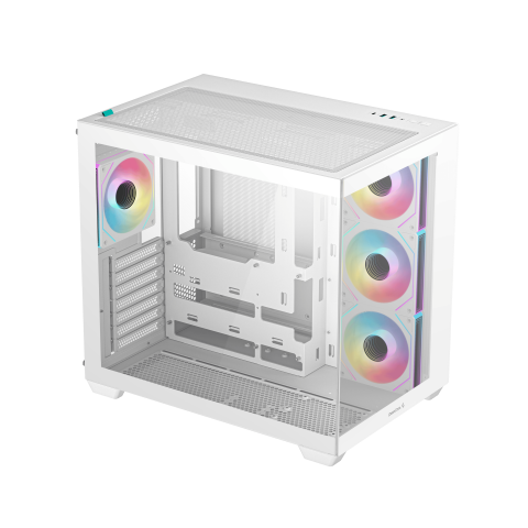 Deepcool CG530 4F Blanc Blanc - Boîtier PC Deepcool - Cybertek.fr - 2