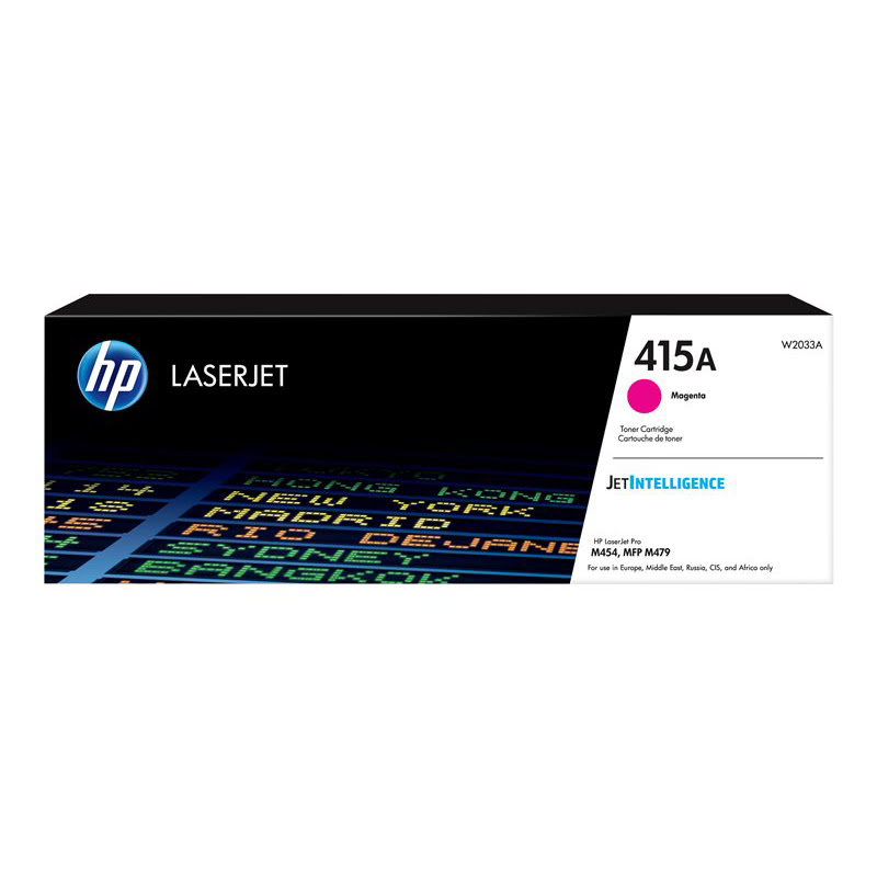 Toner magenta 415A 2100 pages - W2033A pour imprimante Laser HP - 0
