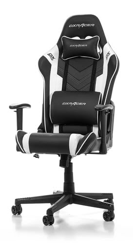 DXRacer Prince P132-NW Noir/Blanc - Siège PC Gamer - Cybertek.fr - 1