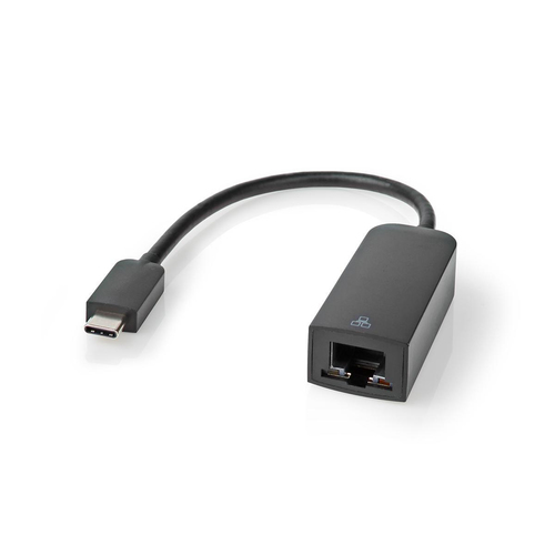 Adaptateur USB C 3.2 vers RJ45 Femelle - 0.2m Noir - 1