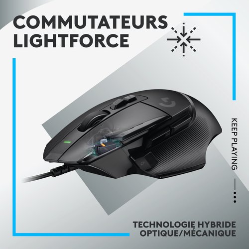 Logitech G502 X BLACK - Souris PC Logitech - Cybertek.fr - 8