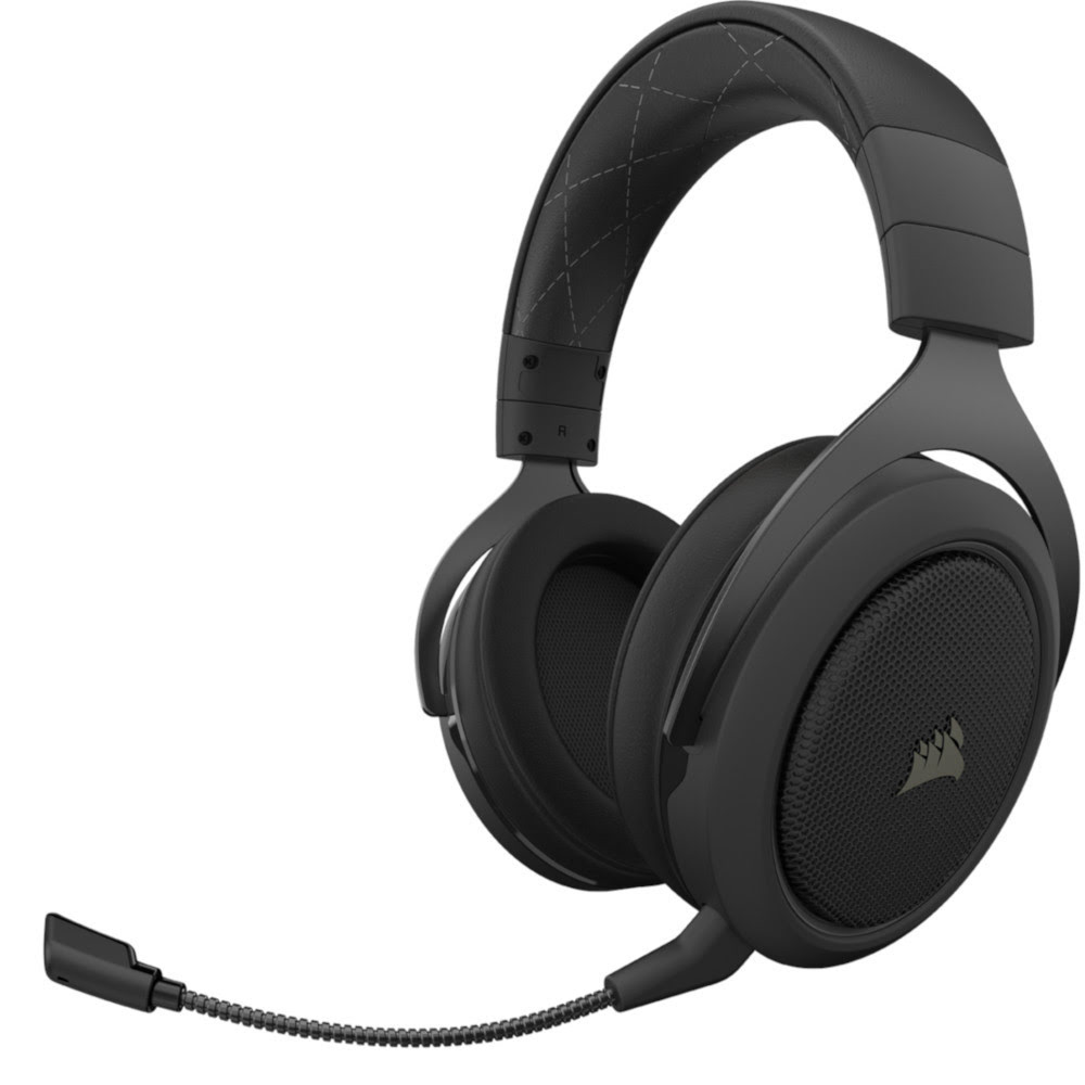 Corsair HS70 Pro Sans Fil Carbon 7.1 Surround Noir - Micro-casque - 0