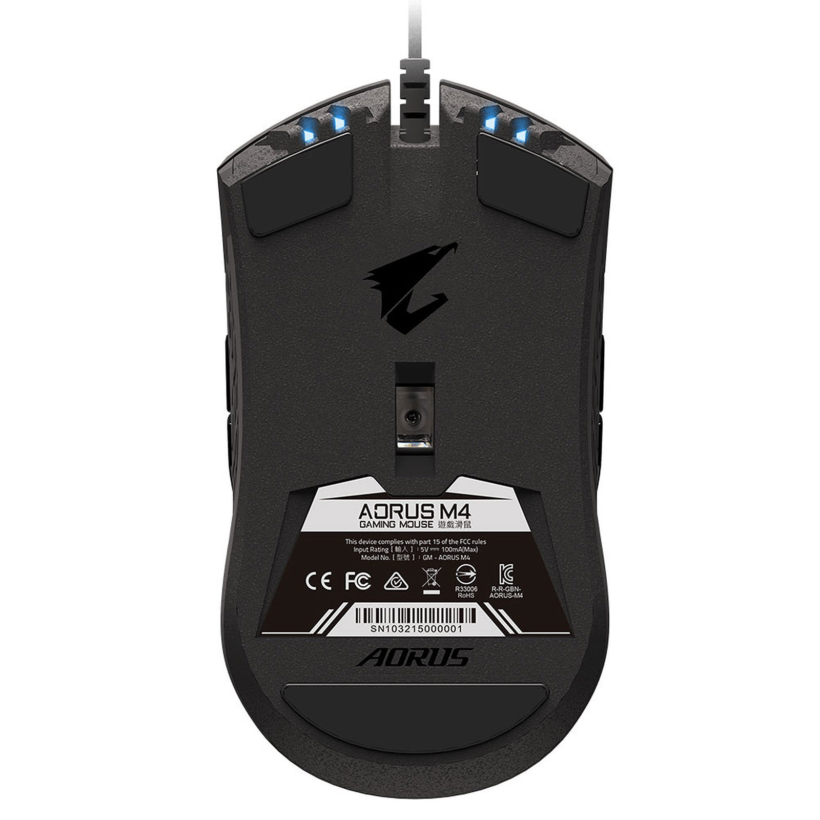 Gigabyte Aorus M4 - Souris PC Gigabyte - Cybertek.fr - 1