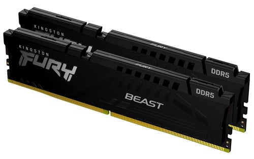 Kingston Fury Beast 64Go (2x32Go) DDR5 5600Mhz CL40 - Mémoire PC Kingston sur Cybertek.fr - 0