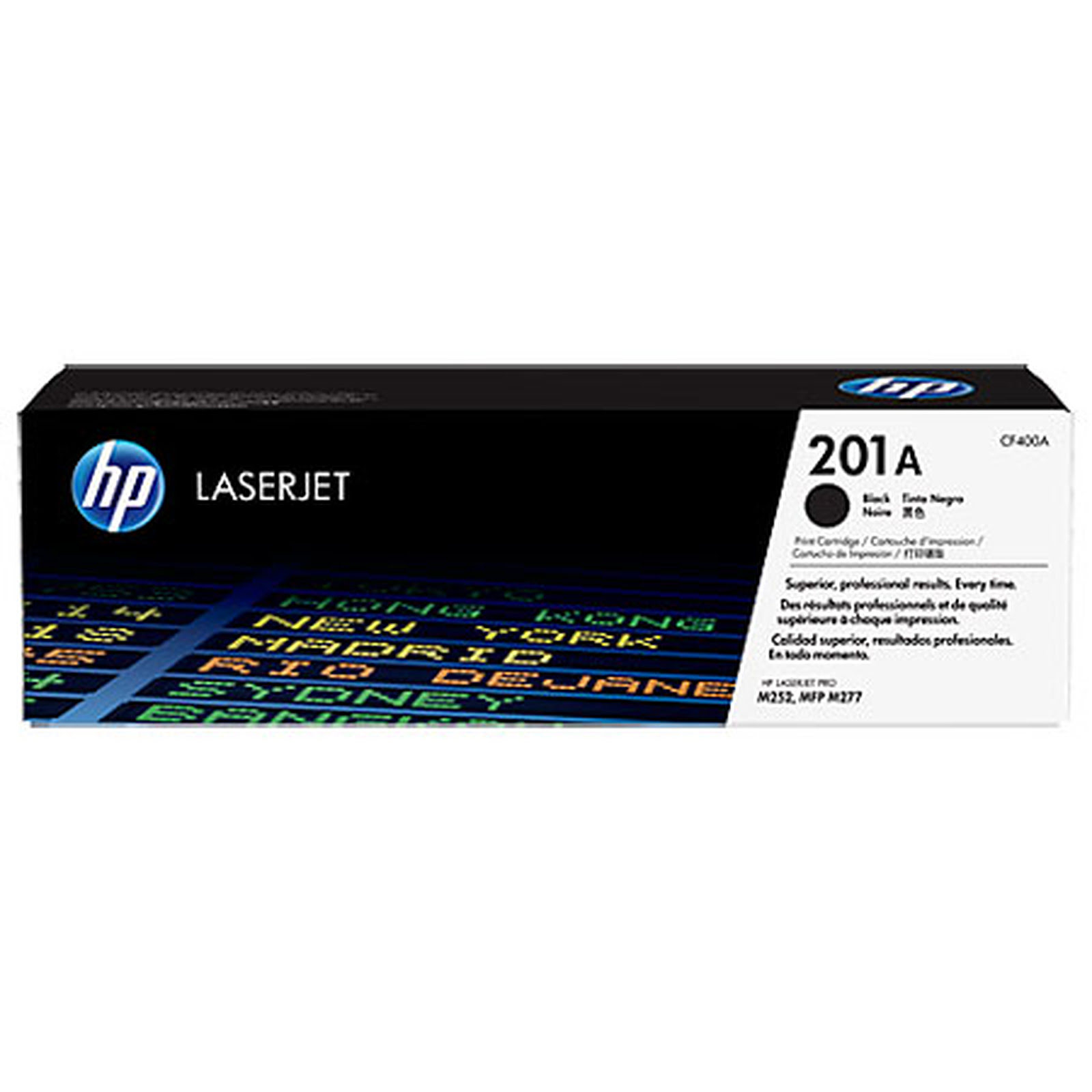 Toner 201A Noir 1500p - CF400A pour imprimante Jet d'encre HP - 0