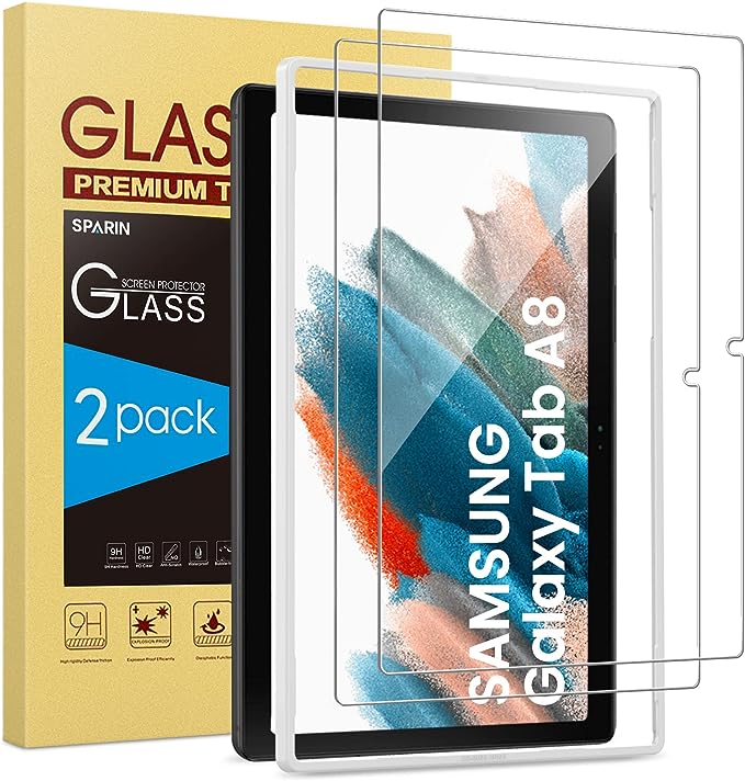 Verre en trempé - Galaxy Tab A8 pack de 2 - Accessoire tablette - 0