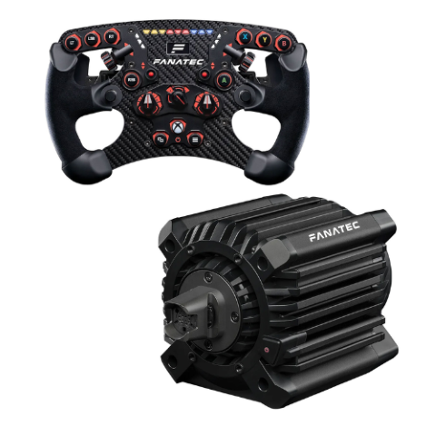 Pack Simracing Fanatec ClubSport Volant Formula V2.5X + CS DD 12Nm Cybertek