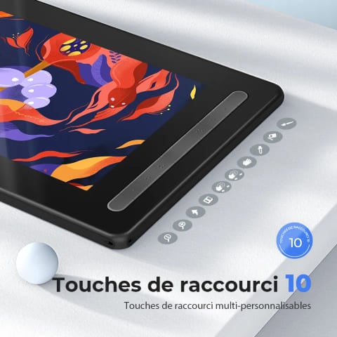 XPPEN Artist 12 2nd/5080LPI/12"/Noir - Tablette graphique XPPEN - 8