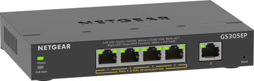 Switch Netgear 5 ports 10/100/1000 POE+ - GS305EP   - Cybertek.fr - 0