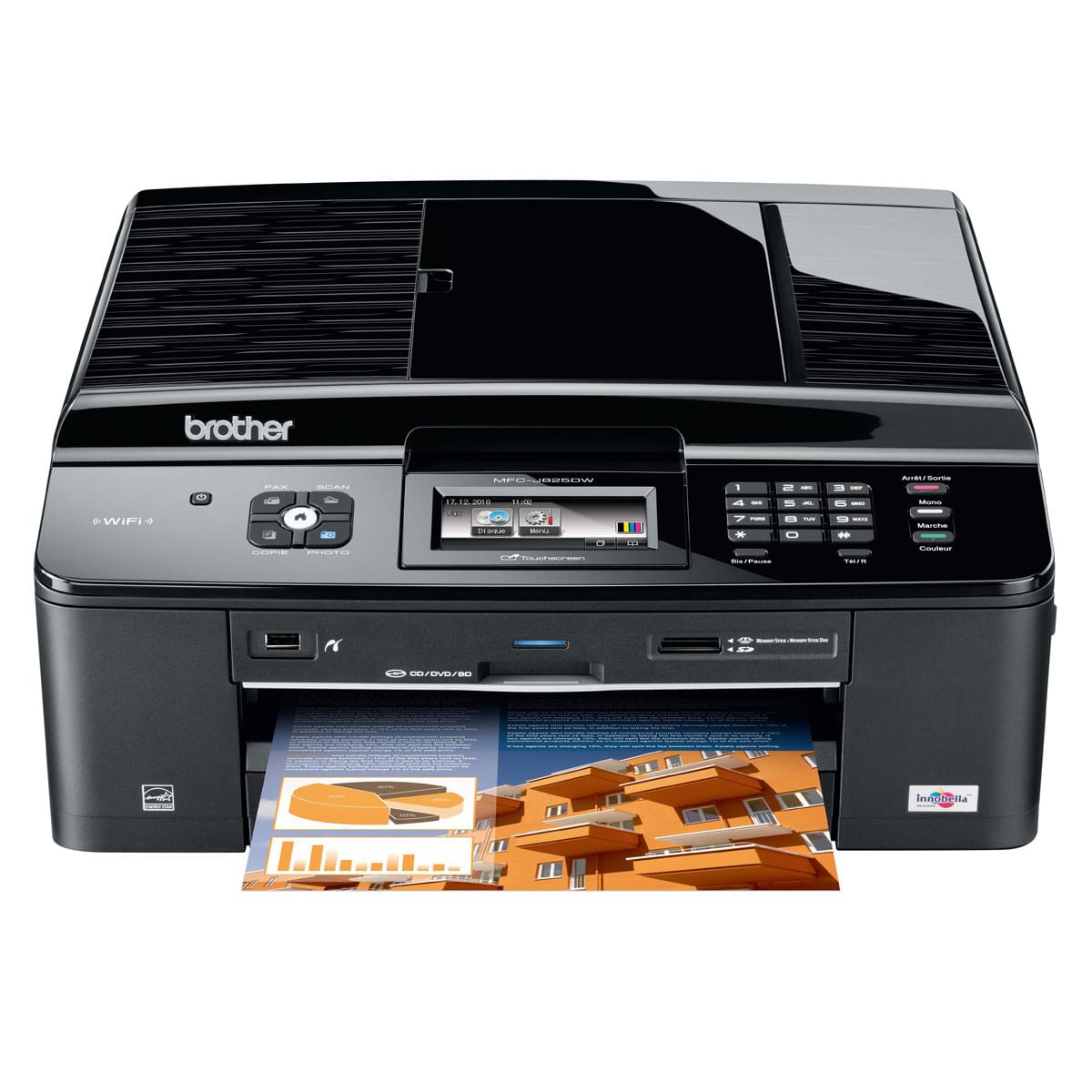 Imprimante multifonction Brother DCP-J525W - Cybertek.fr - 0
