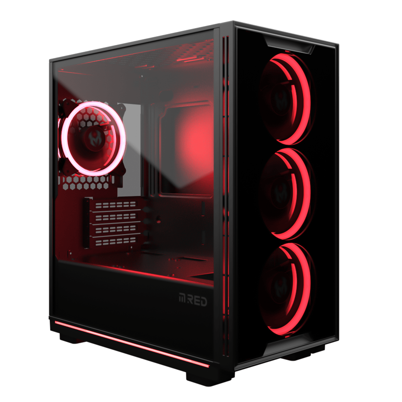 image produit M.RED MINI DESTROYER - MT/Sans Alim/mATX-Seconde Vie-Bon Etat Cybertek