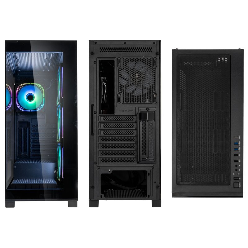 Kolink Unity Peak ARGB Noir Noir - Boîtier PC Kolink - Cybertek.fr - 3