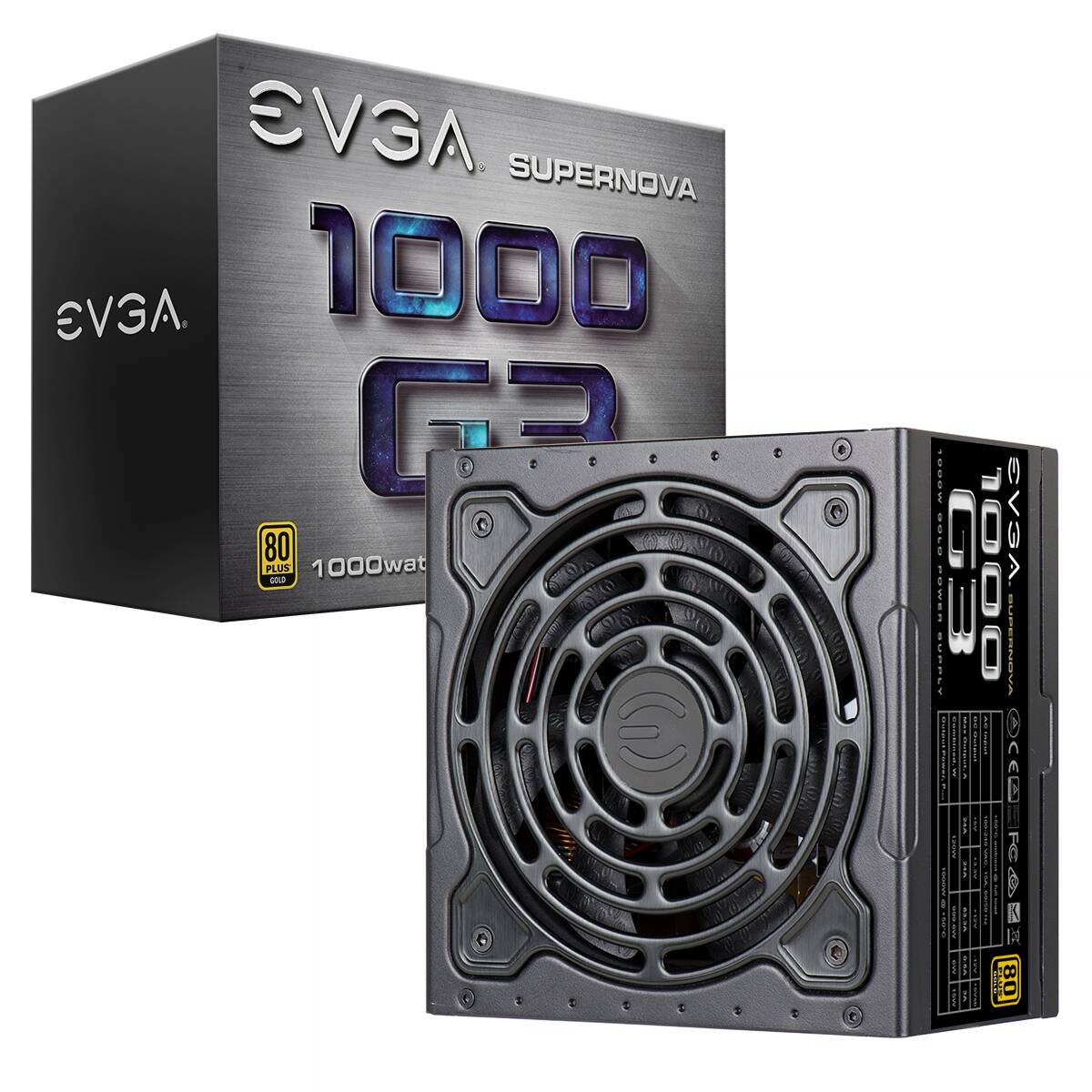 EVGA Full Modulaire 80+ Gold (1000W) - Alimentation EVGA - 0