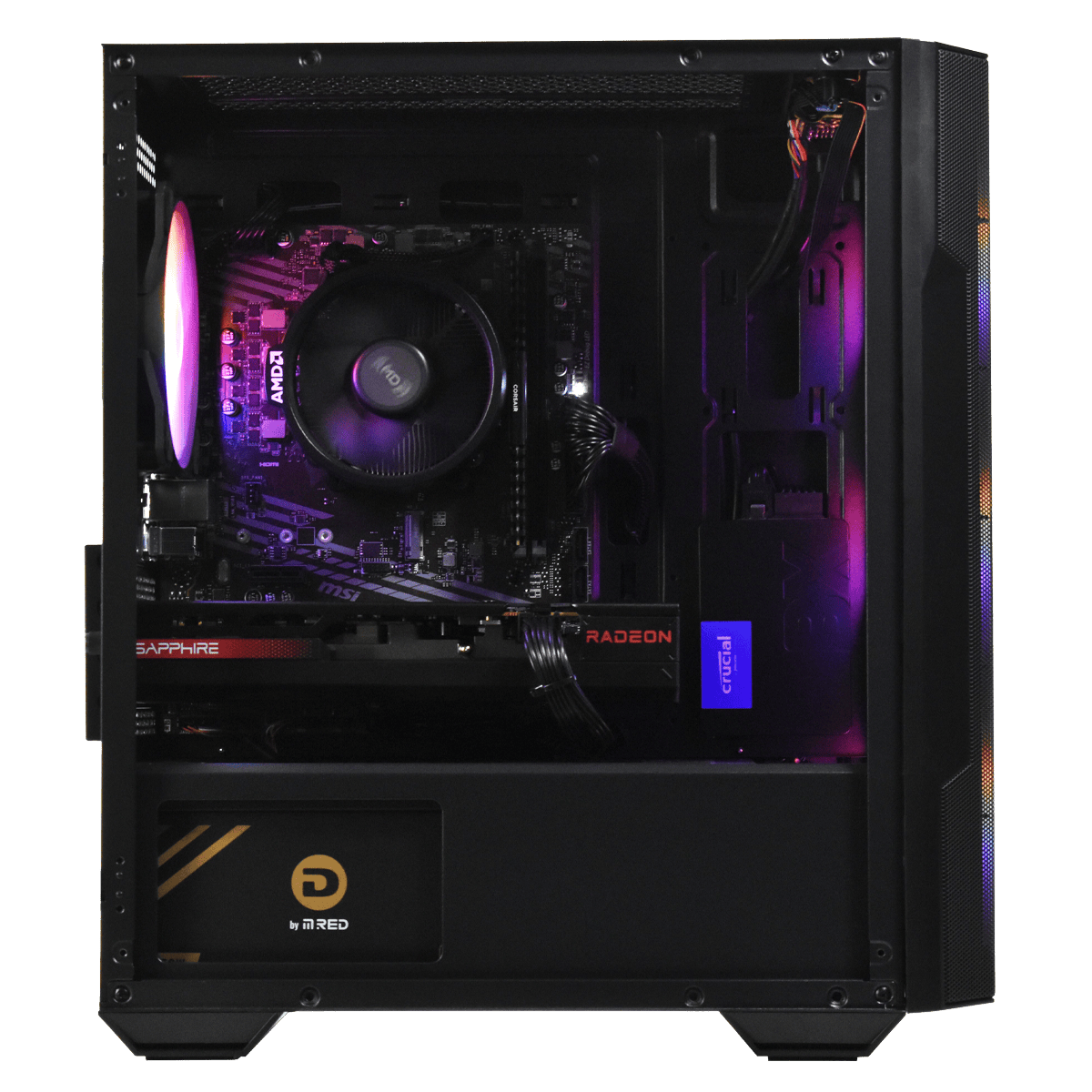 Cybertek BLASTER V2 - R5-5500/RX7600/16Go/500Go (PCG-10602293) - Achat / Vente PC Fixe sur Cybertek.fr - 1