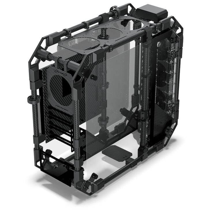 Alphacool Apex Pro Skeleton Carbon Noir - Boîtier PC Alphacool - 6