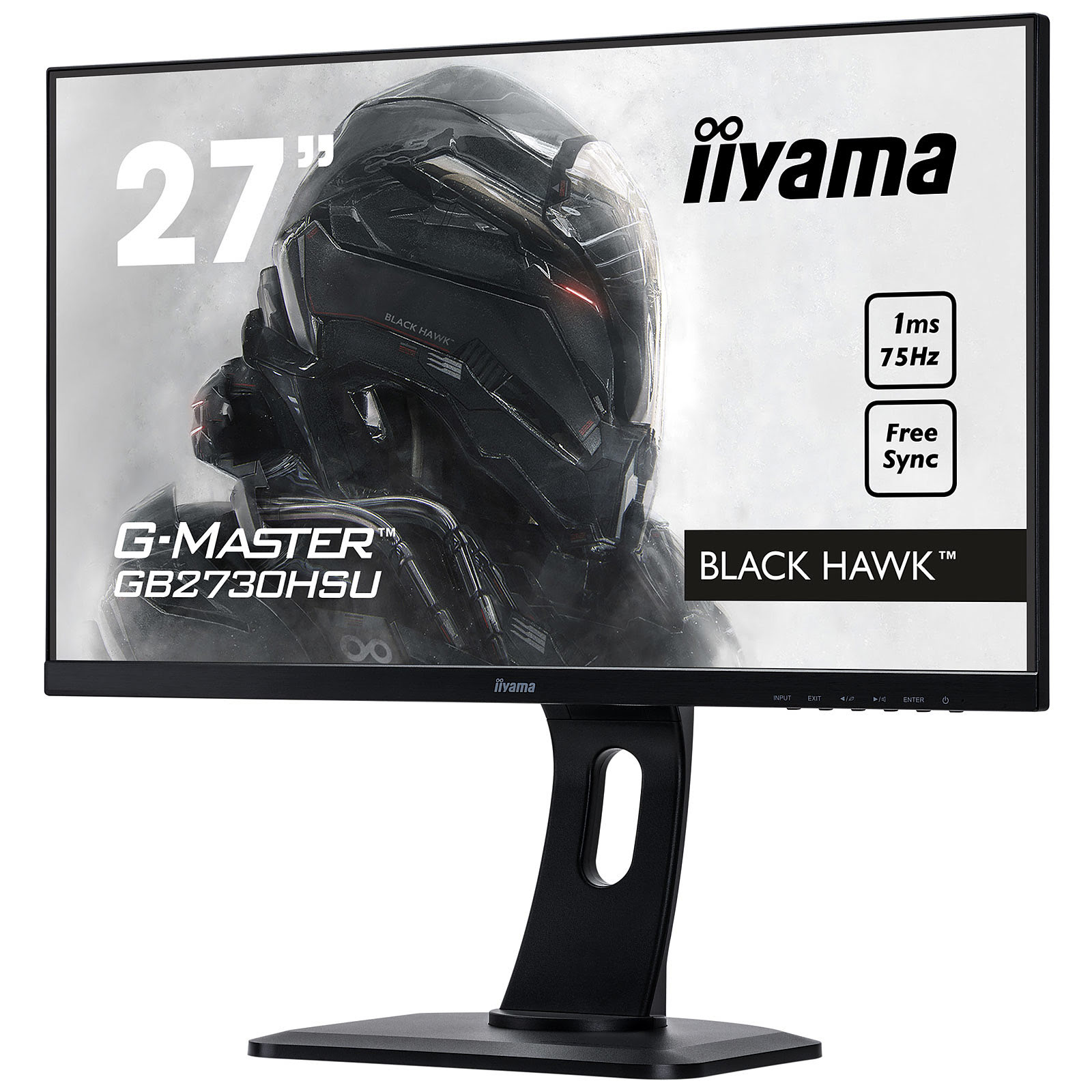 Iiyama 27 pouces  GB2730HSU-B1 - Ecran PC Iiyama - Cybertek.fr - 3