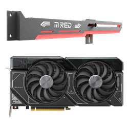 image produit Asus DUAL-RTX4070-O12G + Support VGA ARGB M.RED Cybertek