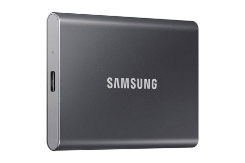 Disque SSD externe Samsung T7 USB 3.2 500 Go Gris