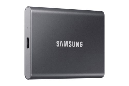 Samsung T7 USB 3.2 500 Go Gris (MU-PC500T/WW) - Achat / Vente Disque SSD externe sur Cybertek.fr - 1