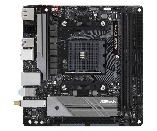 ASRock A520M-ITX/ac Micro-ATX  - Carte mère ASRock - Cybertek.fr - 1