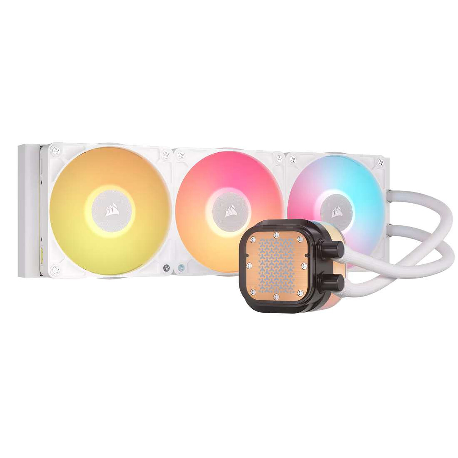 Corsair iCUE LINK TITAN - 360 RX LCD AIO/360mm - Blanc - Watercooling - 1