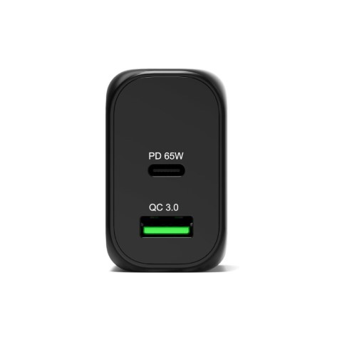 Port Chargeur mural GaN 65W - 2 ports + Câble USB-C 2m (902065EPEU) - Achat / Vente Chargeur sur Cybertek.fr - 5