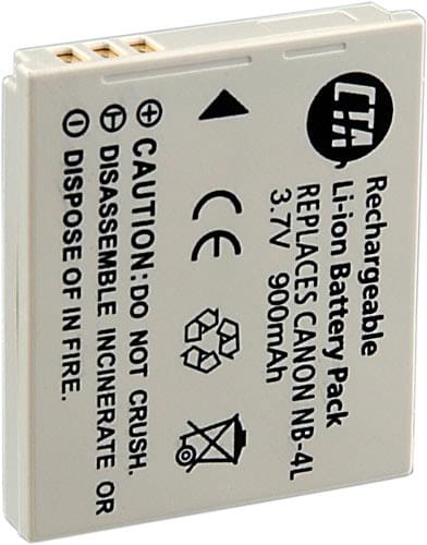 Batterie NB-4L pour Appareil Photo Numérique - Cybertek.fr - 0