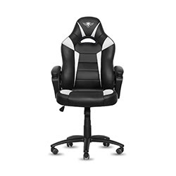 Spirit Of Gamer Fighter White - Noir/Blanc/Simili Cuir