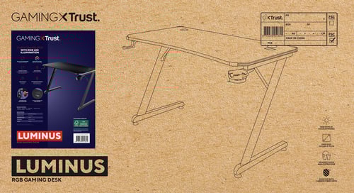 Trust GXT 709 LUMINUS - RGB/Noir (25184) - Achat / Vente Bureau sur Cybertek.fr - 8