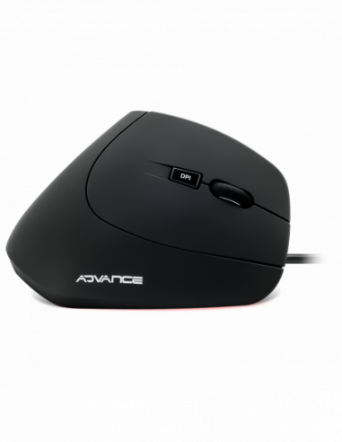 Advance Vertical Plus Black - Souris PC Advance - Cybertek.fr - 1