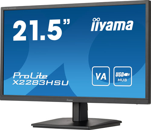 Iiyama 22"  X2283HSU-B1 - Ecran PC Iiyama - Cybertek.fr - 1