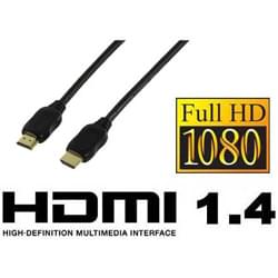 image produit  Câble HDMI 1.4 mâle/mâle 5m Cybertek