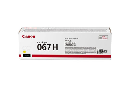 Toner Jaune 2350 pages - CF88117 pour Canon 067H pour imprimante  Canon - 0