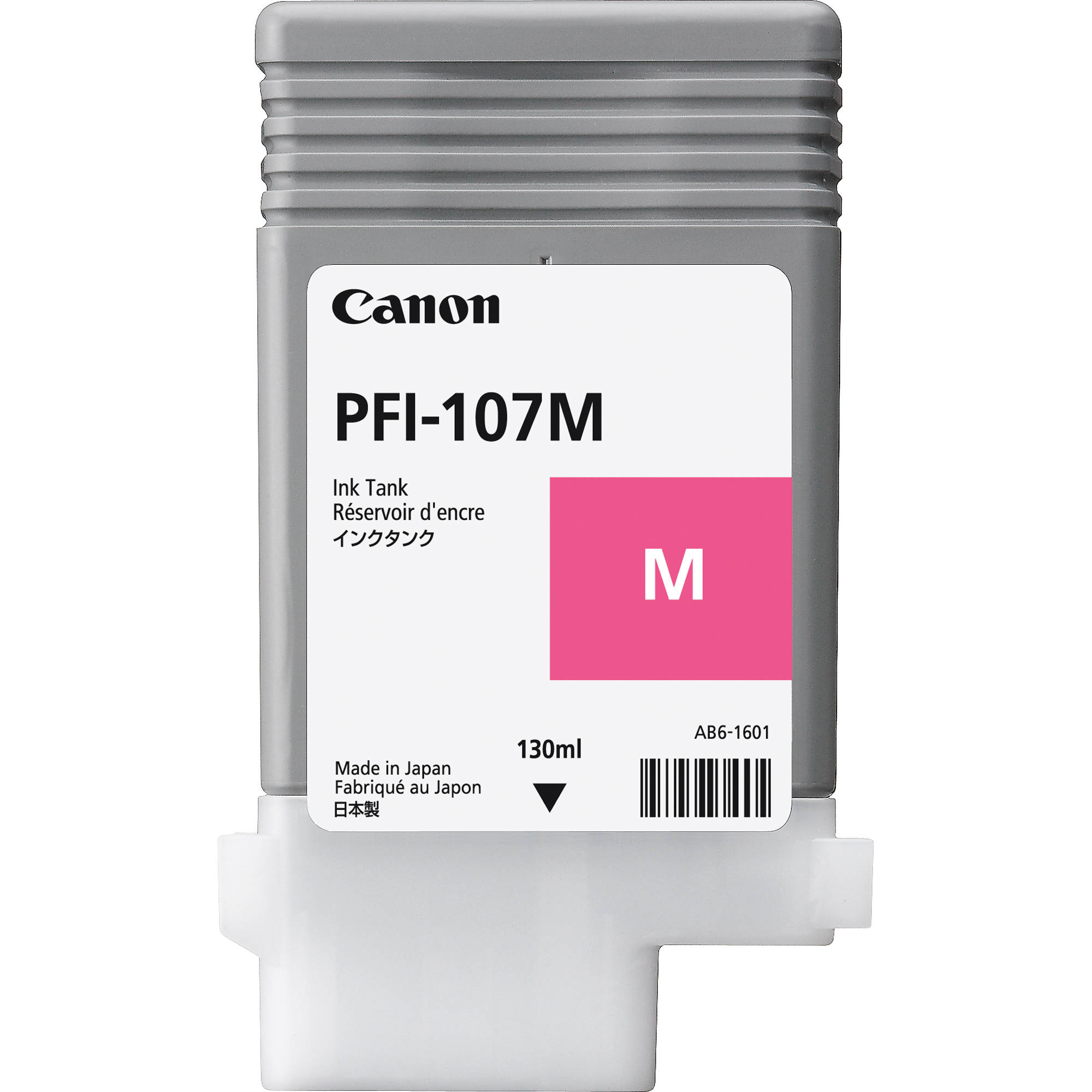 Cartouche Magenta PFI-107M - 6707B001 pour imprimante Jet d'encre Canon - 0