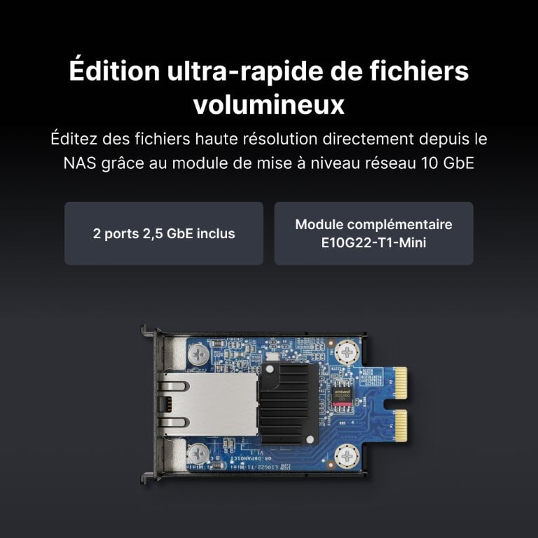 Synology DS1525+ - 5 baies - Serveur NAS Synology - Cybertek.fr - 8