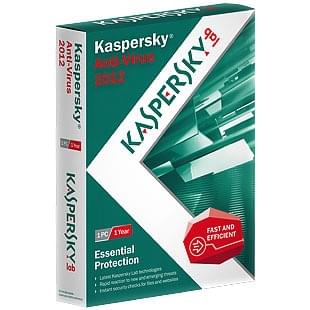 Kaspersky Antivirus AVP Boite - 1 poste / 1 An - Logiciel sécurité - 0