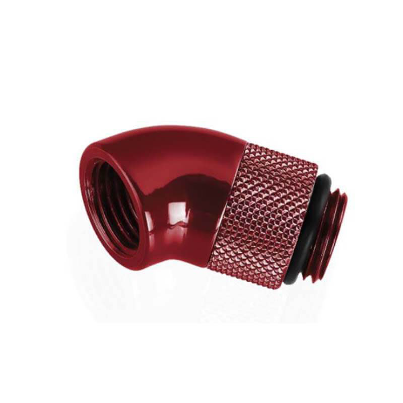 CONSTRUCTEUR Fitting coudé rotatif 45° rouge - 14mm - Watercooling - 0