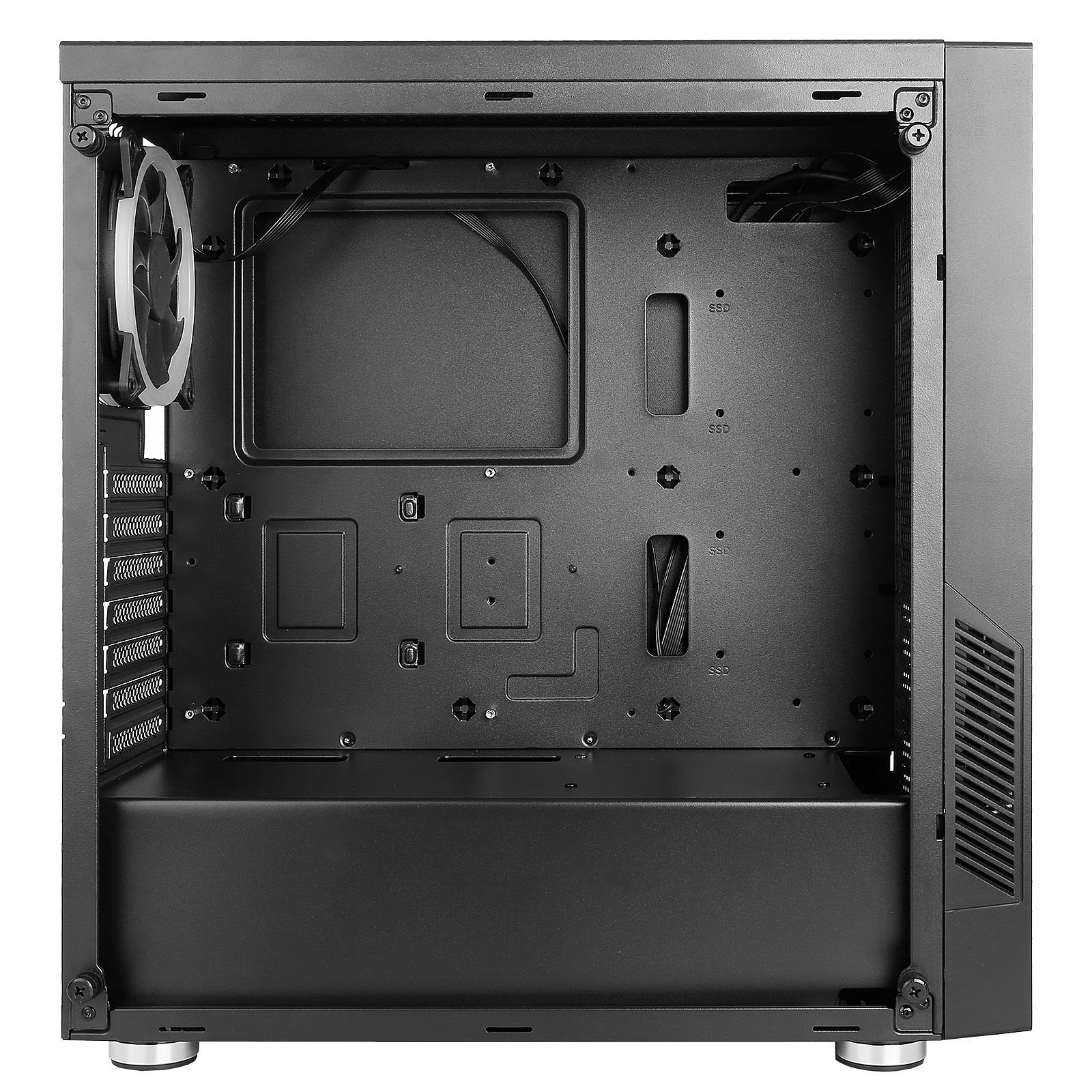Boîtier PC Antec NX300 Black - MT/Sans Alim/ATX