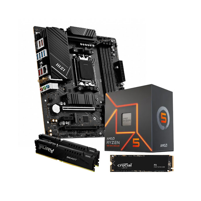 B650M-A WIFI + R5 7600 + Fury 2x8Go + P3 1To Gen3 - Cybertek.fr - 0