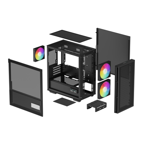 Deepcool CH360 DIGITAL Noir Noir - Boîtier PC Deepcool - 12