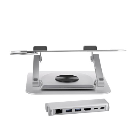 iClick Support notebook/6 ports/Gris - T'nB - 8